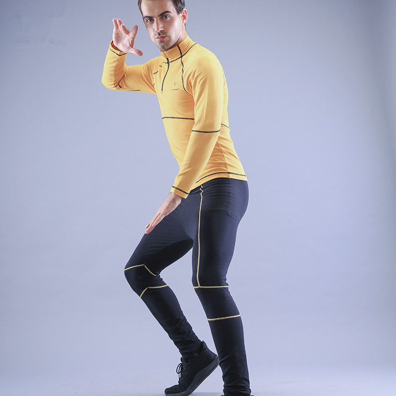 Men's cashmere breathable fashion sportswear keep fit wear brands