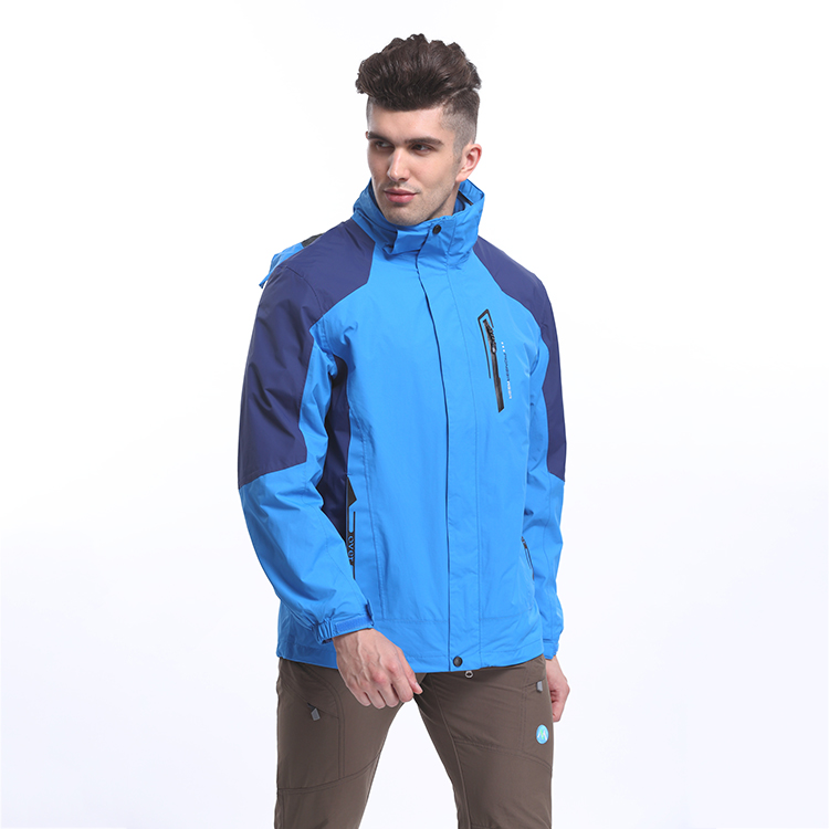 Hot-selling outdoor polyester 3 in 1 climbing men winter jacket
