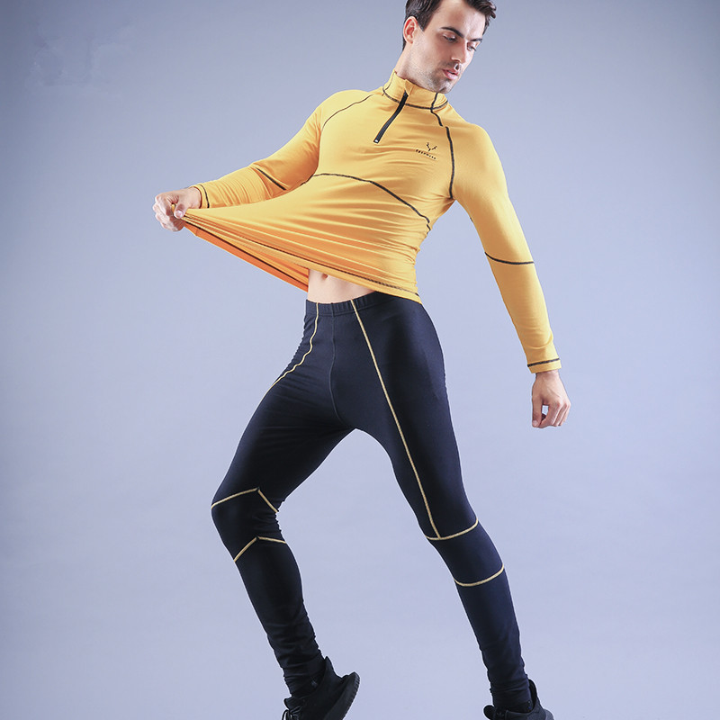 Men's cashmere breathable fashion sportswear keep fit wear brands