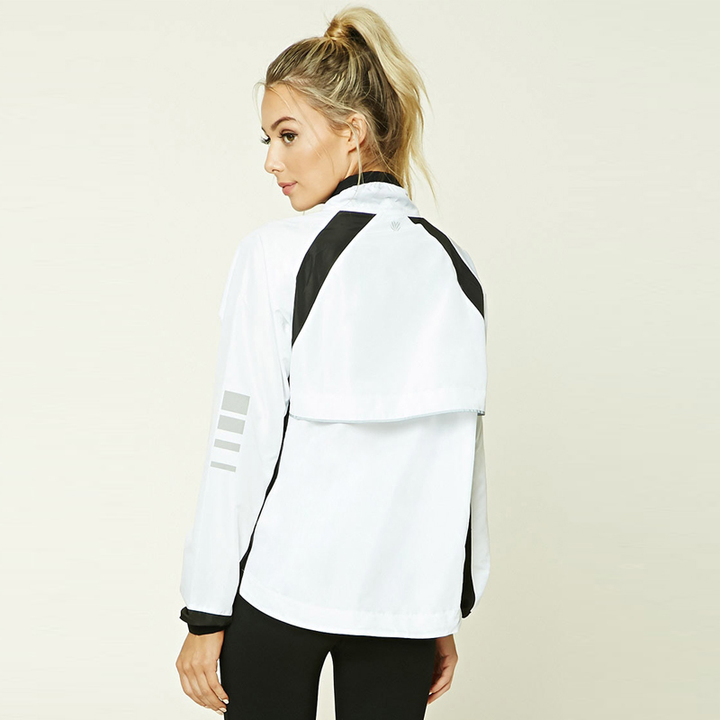 Ecoach latest design active wear 100%polyester lightweight mesh lining womens athletic sportswear sports jacket